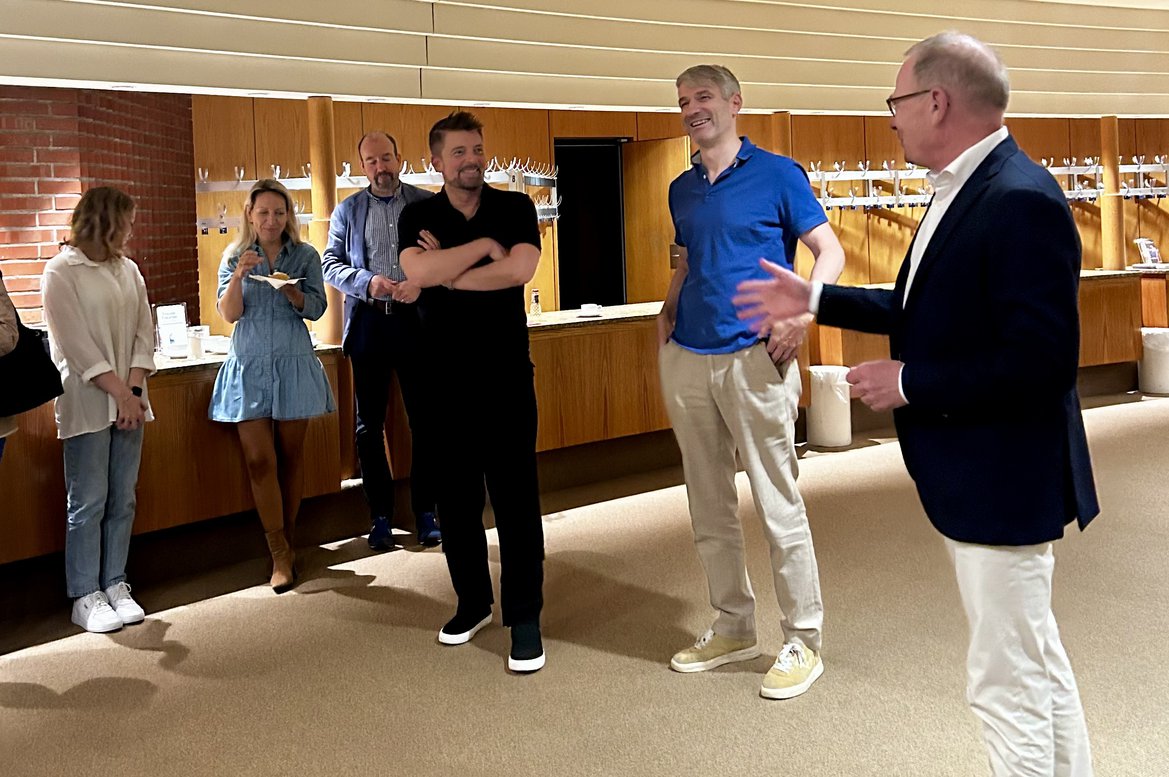 Pausengespräch mit Dr. Christoph Siemons, Matthias Pintscher und Stefan Englert